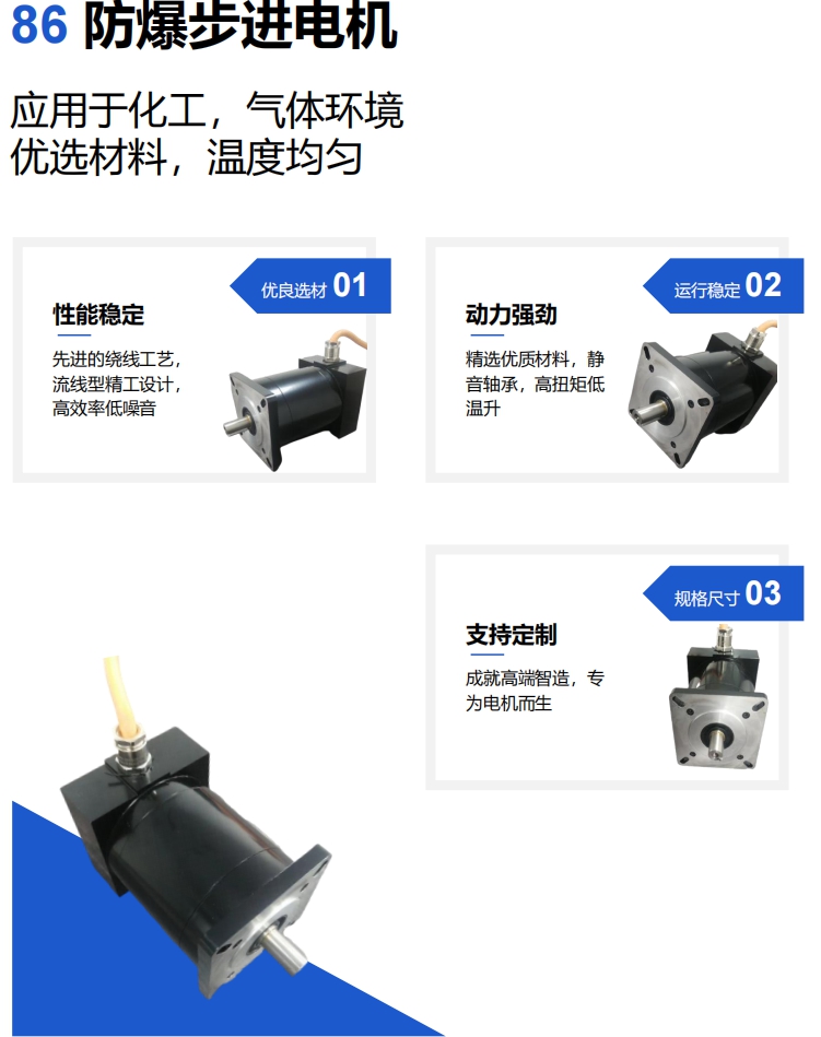 防爆步进电机